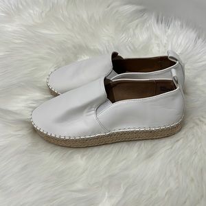 All man made material / white women espadrilles